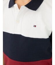 TOMMY HILFIGER TH KIDS Koszulka polo dziecięca z kr&oacute;tkim rękawem czerwony / biały / niebieski - Koszulka dziecięca - 3