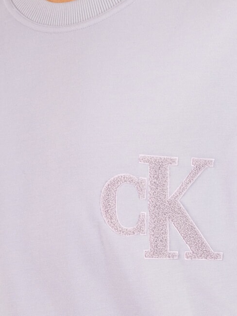 CK JEANS Bluza z okrągłym dekoltem lawendowa aura - Bluzy męskie