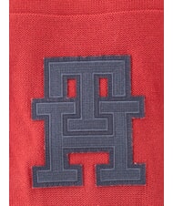 TOMMY HILFIGER TH Bawełniany sweter z okrągłym dekoltem i logo r&oacute;żowy/pustynny mongram nieba - Koszulki męskie - 3