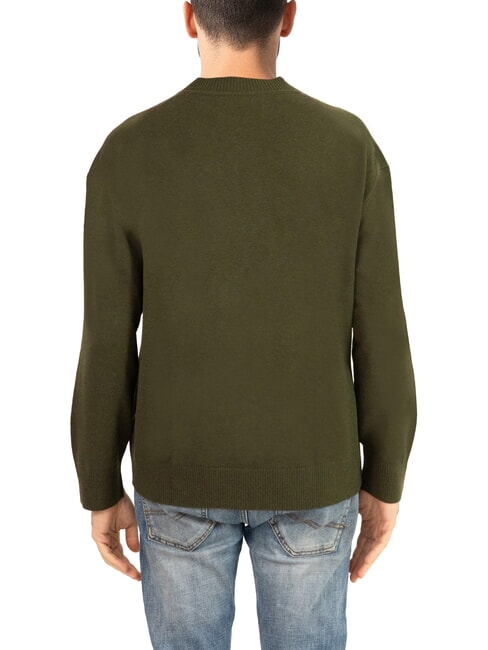 CK JEANS  ciemna oliwka - Koszulki męskie