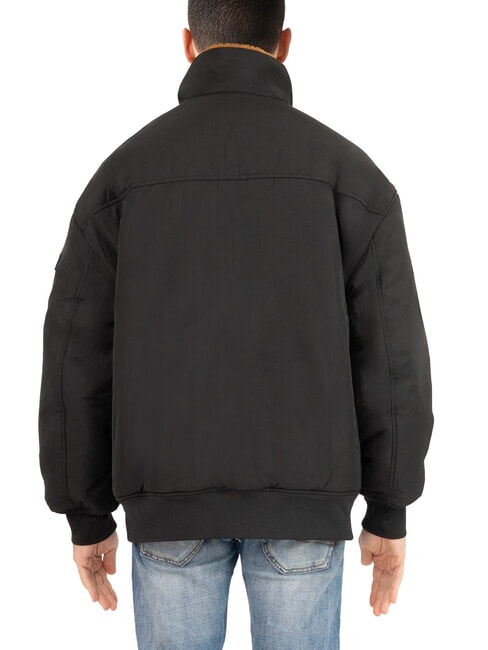 CK JEANS Kurtka typu bomber z podw&oacute;jnym kołnierzem ck czarny - Kurtki męskie