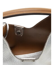 GIANNI CHIARINI AURORA L Torebka z paskiem na ramię srebrno-karmelowy - Torby damskie - 4