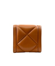 LOVE MOSCHINO LOVE EMBOSSED Mały portfel na monety wielbłąd - Portfele damskie - 4