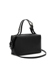 FURLA DOUBLE Sk&oacute;rzana torba listonoszka z paskiem na ramię - Torby damskie