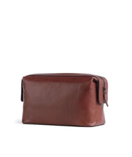 PIQUADRO BLACK SQUARE Sk&oacute;rzane etui kosmetyczne - Kosmetyczka