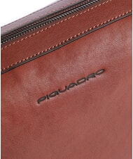 PIQUADRO BLACK SQUARE Sk&oacute;rzane etui kosmetyczne SK&Oacute;RA - Kosmetyczka - 3