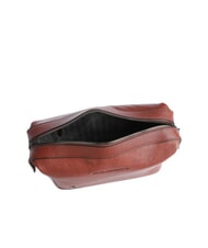 PIQUADRO BLACK SQUARE Sk&oacute;rzane etui kosmetyczne SK&Oacute;RA - Kosmetyczka - 4