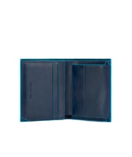 PIQUADRO BLUE SQUARE Pionowy portfel sk&oacute;rzany - Portfele męskie