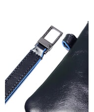 PIQUADRO BLUE SQUARE Męski sk&oacute;rzany portfel na karty niebieski - Portfele męskie - 5