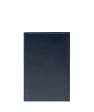 PIQUADRO BLUE SQUARE Pionowy portfel sk&oacute;rzany niebieski - Portfele męskie - 3