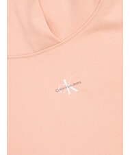 CALVIN KLEIN CK JEANS Bluza bawełniana z kapturem i kieszenią słaby kwiat - Bluzy damskie - 3