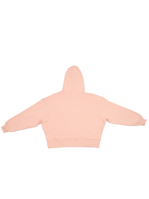 CK JEANS Bluza bawełniana z kapturem i kieszenią słaby kwiat - Bluzy damskie