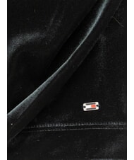 TOMMY HILFIGER TH Sp&oacute;dnica oł&oacute;wkowa z falbankami czarny - Sp&oacute;dnice damskie - 4