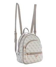 GUESS MANHATTAN 2 Mały plecak 4G z logo piwonii logo w kolorze ciemnego szarego - Torby damskie - 2