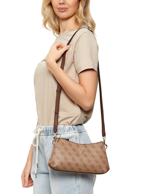NOELLE 2 Torba na ramię, torba crossbody logo mleka/brązowy - Torby damskie