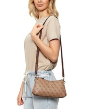 GUESS NOELLE 2 Torba na ramię, torba crossbody logo mleka/brązowy - Torby damskie - 5