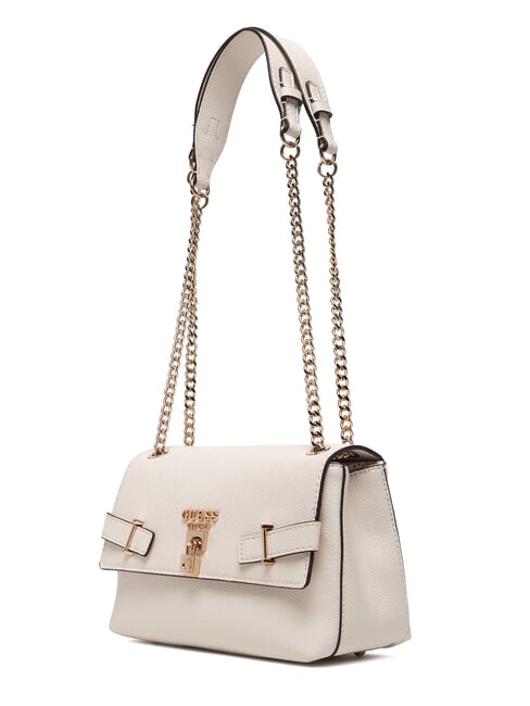 YESBA Torba na ramię z klapką, torba typu crossbody BIAŁY - Torby damskie