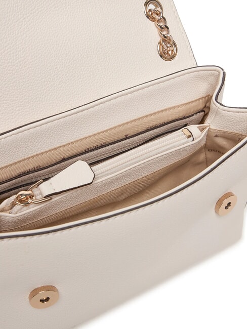 YESBA Torba na ramię z klapką, torba typu crossbody BIAŁY - Torby damskie