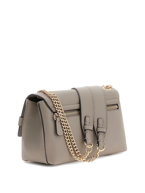 YESBA Torba na ramię z klapką, torba typu crossbody ciemny szary - Torby damskie