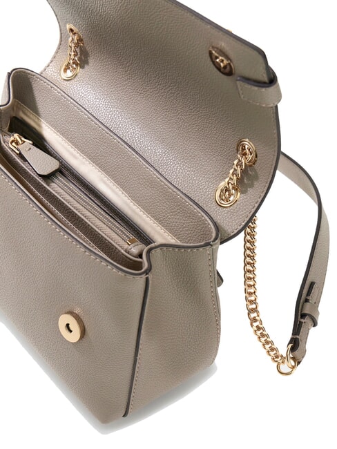 YESBA Torba na ramię z klapką, torba typu crossbody ciemny szary - Torby damskie