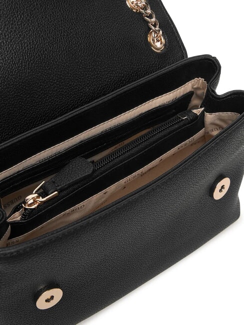 YESBA Torba na ramię z klapką, torba typu crossbody CZARNY - Torby damskie