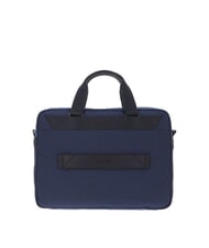 PIQUADRO TRAKAI Akt&oacute;wka ze sk&oacute;ry i materiału na laptopa 14" niebieski - Teczki robocze - 4