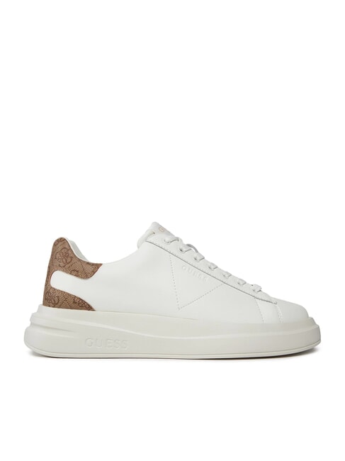 ELBA  Adidasy biały beżowy brązowy - Buty męskie