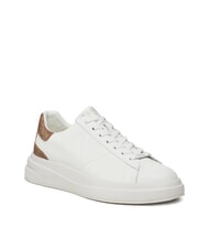 GUESS ELBA  Adidasy biały beżowy brązowy - Buty męskie - 3
