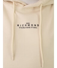 JOHN RICHMOND KAHIN Bluza z kapturem o luźnym kroju biała czapka - Bluzy męskie - 3