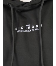 JOHN RICHMOND KAHIN Bluza z kapturem o luźnym kroju czarny - Bluzy męskie - 3
