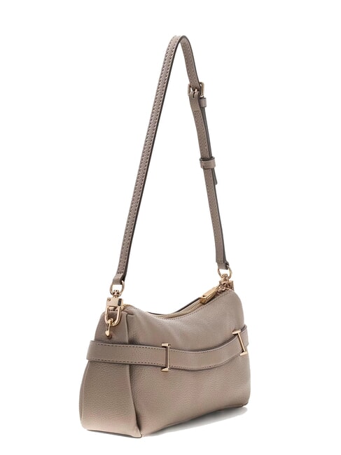 YESBA Mała torebka na ramię z zawieszką ciemny szary - Torby damskie