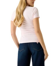 GUESS MINI TRIANGLE Koszulka typu slim-fit delikatny r&oacute;ż - Koszulki i topy damskie - 2