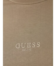 GUESS AIDY Koszulka z pasującym napisem w kolorze khaki - Koszulki męskie - 3