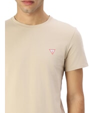 GUESS ORIGINAL Koszulka z logo piasek neutralny - Koszulki męskie - 3