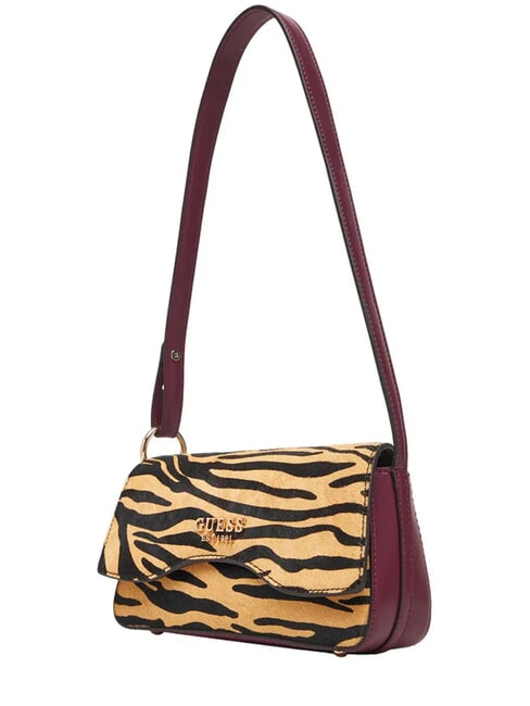 DOMITILLA Torba na ramię, sk&oacute;ra zebra - Torby damskie