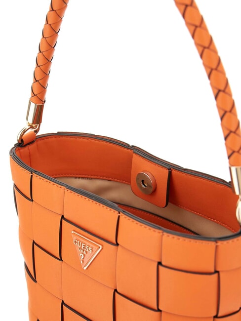 MAYLEE Mała torba na ramię typu bucket pomarańczowy - Torby damskie