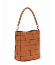 GUESS MAYLEE Mała torba na ramię typu bucket karmel - Torby damskie - 2