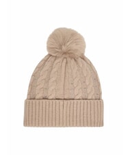 GUESS KNITTED Czapka z pomponem - Włosy