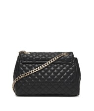 GUESS EVERLEE Pikowana torba na ramię, torba crossbody CZARNY - Torby damskie - 4