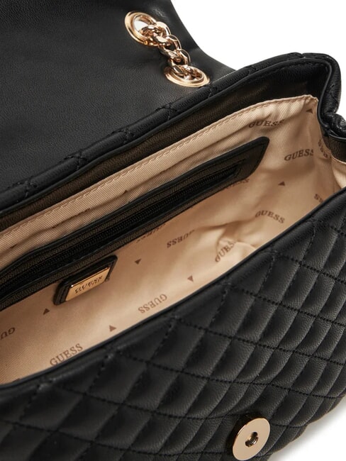 EVERLEE Pikowana torba na ramię, torba crossbody CZARNY - Torby damskie