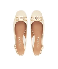 GUESS CALIDE2 6,5 kość słoniowa - Buty damskie - 4