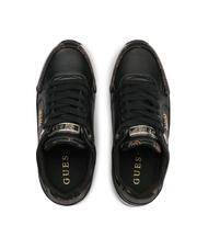 GUESS MOXEA Trampki damskie CZARNOBRĄZOWY - Buty damskie - 5