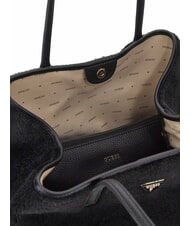 GUESS VICTORIA Torba typu shopper Teddy z kopert&oacute;wką CZARNY - Torby damskie - 6