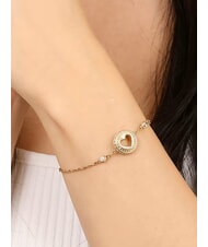 GUESS ROLLING HEARTS Bransoletka z sercem - Bransoletki damskie