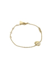 GUESS LOVELY GIFT BOX Bransoletka + kolczyki ż&oacute;łte złoto - Kolczyki - 5