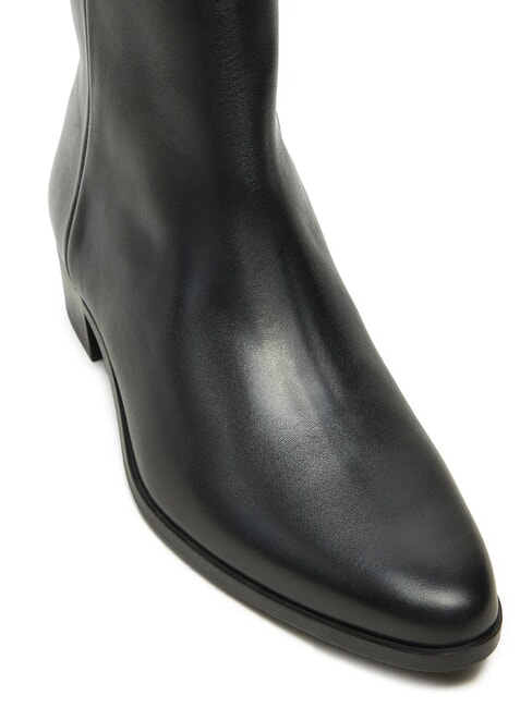 TH  Sk&oacute;rzane botki czarny - Buty damskie