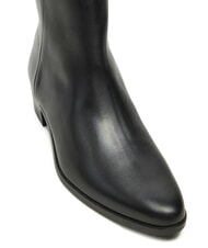 TOMMY HILFIGER TH  Sk&oacute;rzane botki czarny - Buty damskie - 4