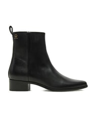 TOMMY HILFIGER TH  Sk&oacute;rzane botki czarny - Buty damskie - 2