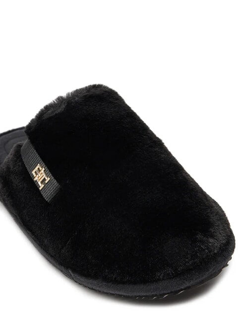 TH CONFORT HOME Zimowe kapcie czarny - Buty damskie