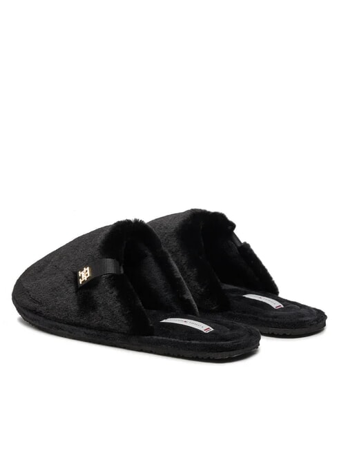 TH CONFORT HOME Zimowe kapcie czarny - Buty damskie